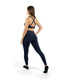 Wave Sport Bra Navy Blue