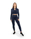 Wave Leggings Navy Blue